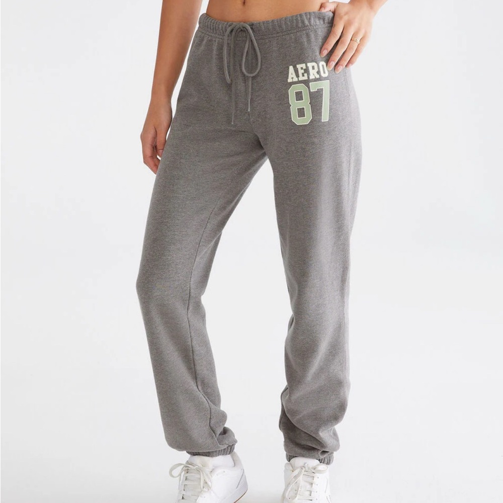 Aeropostale Gray Sweatpants with White Logo